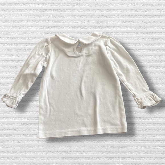 Heart Embroidered Peter Pan Collar Blouse - Picture 4 of 5